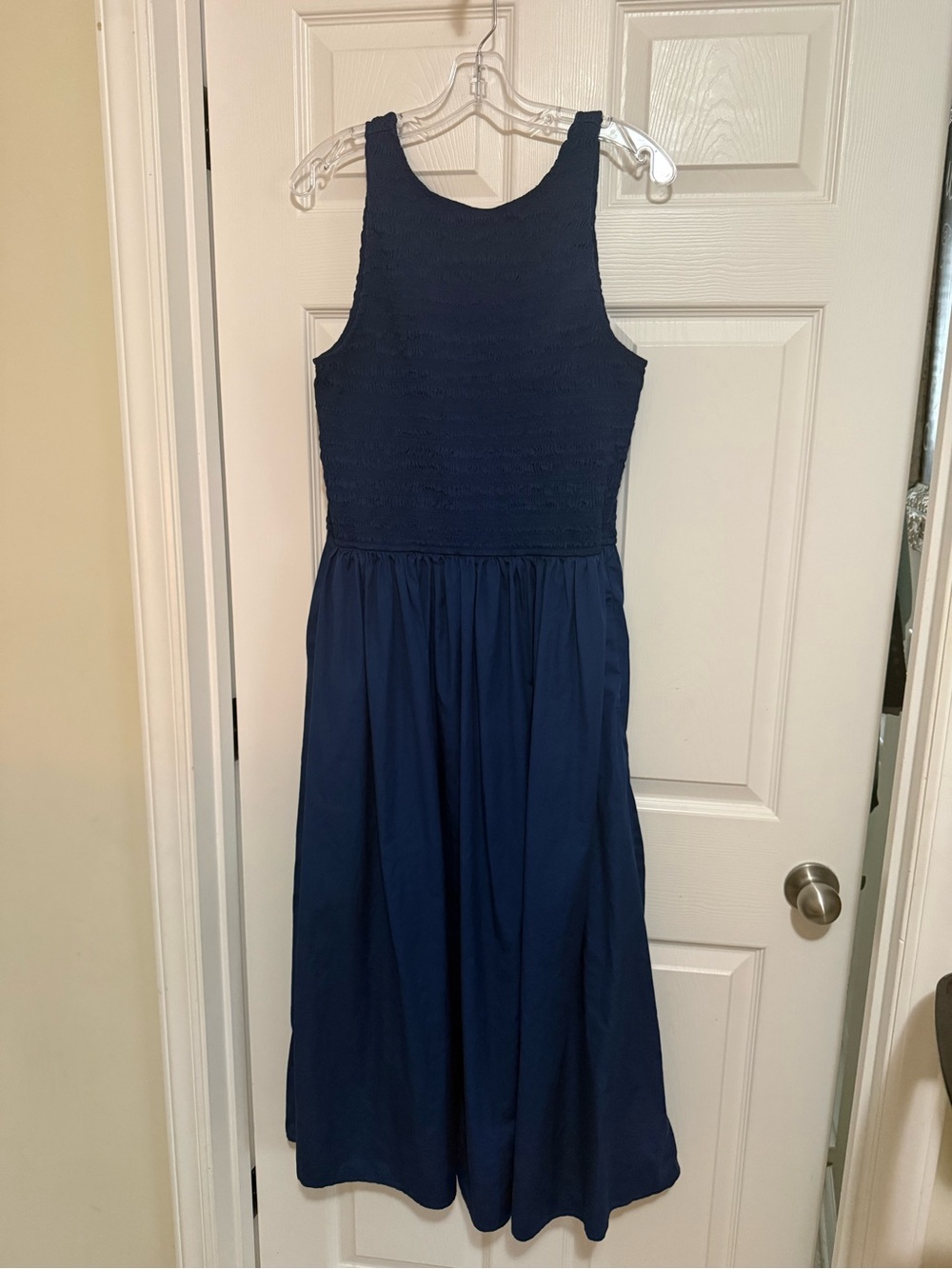 Madewell The Melody Scoopback Smocked Dress
